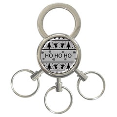 Ugly Christmas Sweater 3-ring Key Chains by Valentinaart