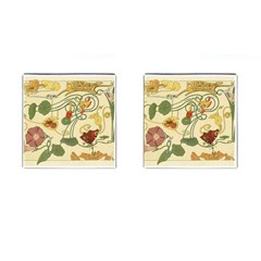 Floral Art Nouveau Cufflinks (square) by NouveauDesign