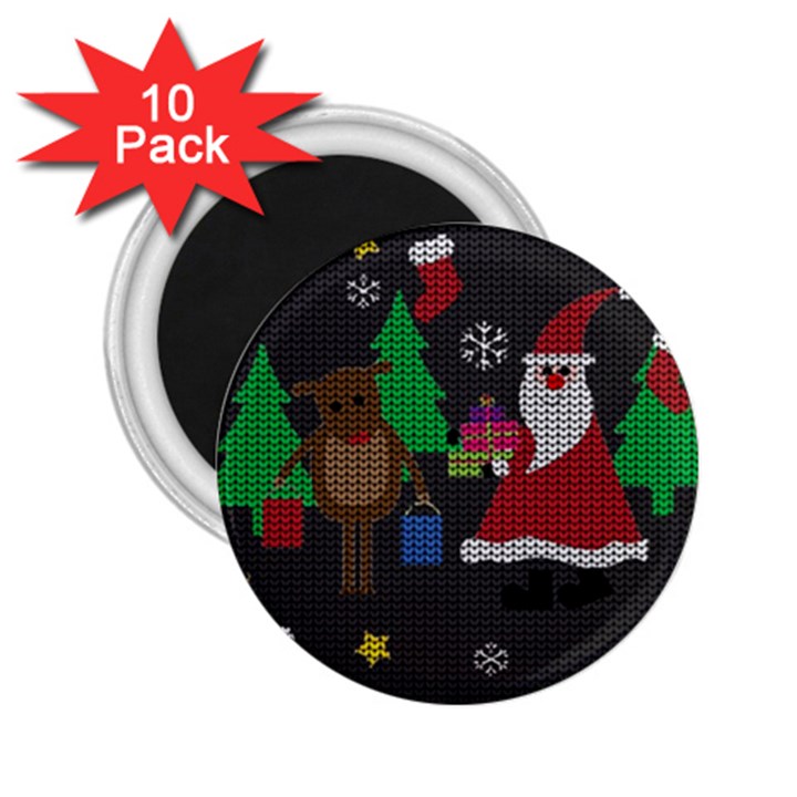 Ugly Christmas Sweater 2.25  Magnets (10 pack) 