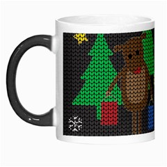 Ugly Christmas Sweater Morph Mugs by Valentinaart