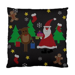 Ugly Christmas Sweater Standard Cushion Case (two Sides) by Valentinaart