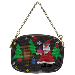 Ugly Christmas Sweater Chain Purses (two Sides)  by Valentinaart