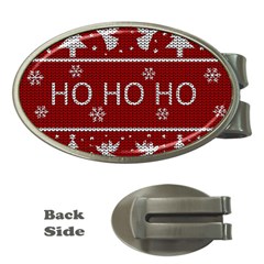 Ugly Christmas Sweater Money Clips (Oval) 