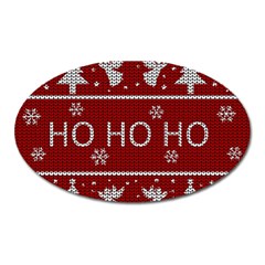 Ugly Christmas Sweater Oval Magnet