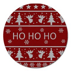 Ugly Christmas Sweater Magnet 5  (Round)