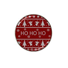Ugly Christmas Sweater Hat Clip Ball Marker