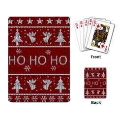Ugly Christmas Sweater Playing Card