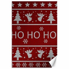 Ugly Christmas Sweater Canvas 12  x 18  