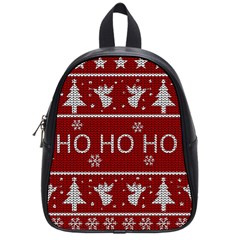 Ugly Christmas Sweater School Bag (Small)