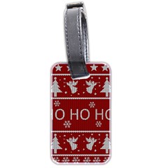 Ugly Christmas Sweater Luggage Tags (Two Sides)
