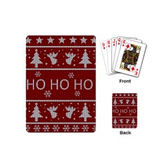 Ugly Christmas Sweater Playing Cards (Mini) 