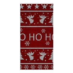 Ugly Christmas Sweater Shower Curtain 36  x 72  (Stall) 