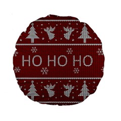 Ugly Christmas Sweater Standard 15  Premium Round Cushions