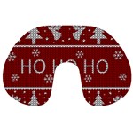 Ugly Christmas Sweater Travel Neck Pillows Back