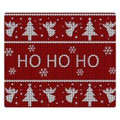 Ugly Christmas Sweater Double Sided Flano Blanket (Small) 
