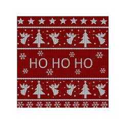 Ugly Christmas Sweater Small Satin Scarf (Square)