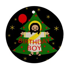 Jesus - Christmas Ornament (round) by Valentinaart