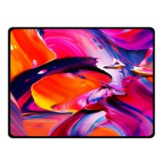 Abstract Acryl Art Fleece Blanket (Small)