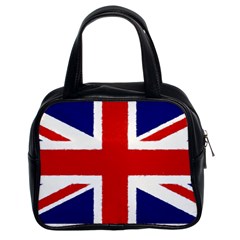 Union Jack Pencil Art Classic Handbags (2 Sides) by picsaspassion