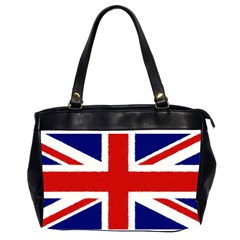 Union Jack Pencil Art Office Handbags (2 Sides)  by picsaspassion