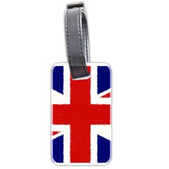 Union Jack Watercolor Drawing Art Luggage Tags (two Sides) by picsaspassion