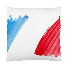 France Flag, Banner Watercolor Painting Art Standard Cushion Case (one Side)