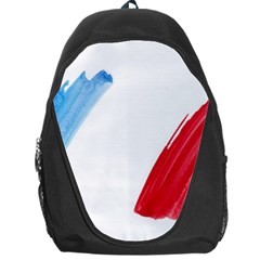 France Flag, Banner Watercolor Painting Art Backpack Bag by picsaspassion