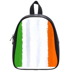 Flag Ireland, Banner Watercolor Painting Art School Bag (small) by picsaspassion