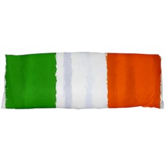 Flag Ireland, Banner Watercolor Painting Art Body Pillow Case (dakimakura) by picsaspassion