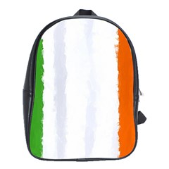 Flag Ireland, Banner Watercolor Painting Art School Bag (xl) by picsaspassion