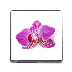 Lilac Phalaenopsis Aquarel  Watercolor Art Painting Memory Card Reader (square) by picsaspassion