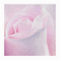 Rose Pink Flower, Floral Aquarel - Watercolor Painting Art Medium Glasses Cloth (2-side) by picsaspassion