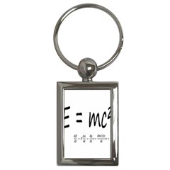 E=mc2 Formula Physics Relativity Key Chains (rectangle)  by picsaspassion