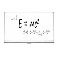 E=mc2 Formula Physics Relativity Business Card Holders by picsaspassion