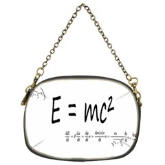 E=mc2 Formula Physics Relativity Chain Purses (two Sides)  by picsaspassion