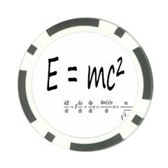 E=mc2 Formula Physics Relativity Poker Chip Card Guard (10 Pack) by picsaspassion