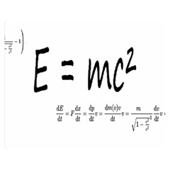 E=mc2 Formula Physics Relativity Double Sided Flano Blanket (medium)  by picsaspassion