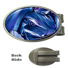 Abstract Acryl Art Money Clips (Oval) 