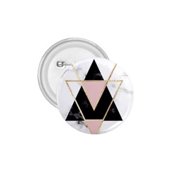 Triangles,gold,black,pink,marbles,collage,modern,trendy,cute,decorative, 1 75  Buttons by NouveauDesign