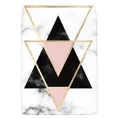 Triangles,gold,black,pink,marbles,collage,modern,trendy,cute,decorative, Flap Covers (s)  by NouveauDesign