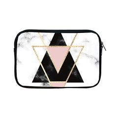 Triangles,gold,black,pink,marbles,collage,modern,trendy,cute,decorative, Apple Ipad Mini Zipper Cases by NouveauDesign