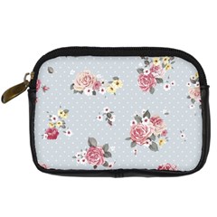 Floral Blue Digital Camera Cases by NouveauDesign