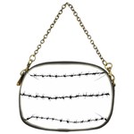 Barbed Wire Black Chain Purses (One Side)  Front