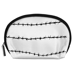 Barbed Wire Black Accessory Pouches (large) 