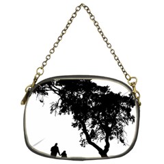 Black Father Daughter Natural Hill Chain Purses (two Sides)  by Mariart