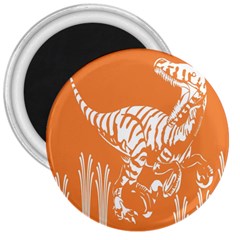 Animals Dinosaur Ancient Times 3  Magnets by Mariart