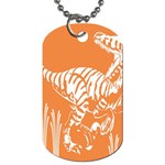 Animals Dinosaur Ancient Times Dog Tag (One Side) Front