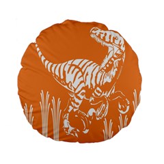 Animals Dinosaur Ancient Times Standard 15  Premium Flano Round Cushions by Mariart