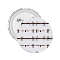 Barbed Wire Brown 2 25  Buttons by Mariart