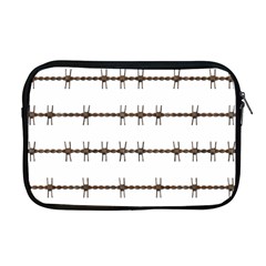 Barbed Wire Brown Apple Macbook Pro 17  Zipper Case by Mariart